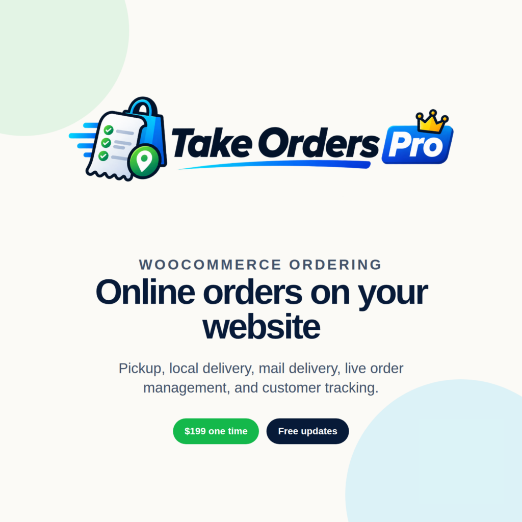 Take Orders Pro