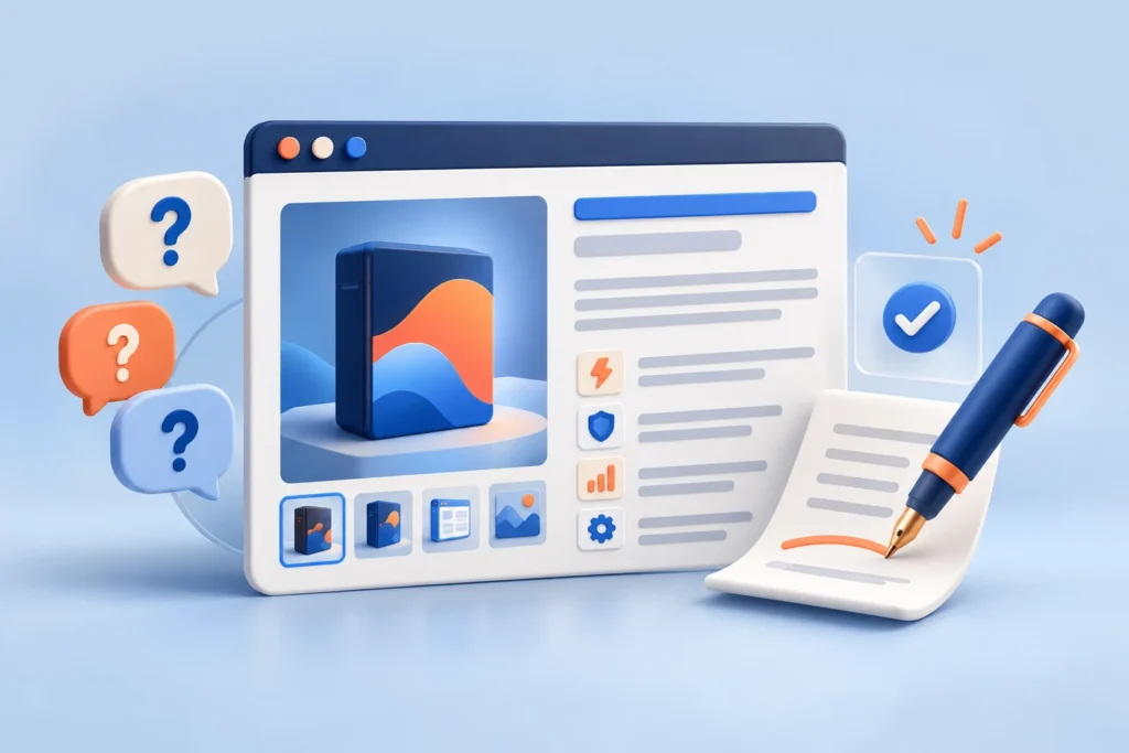 How to Write a Software Product Listing That Answers Buyer Questions